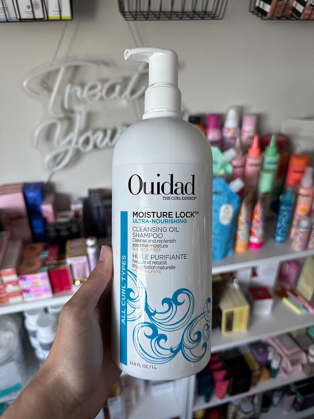 Ouidad Moisture Lock Cleansing Oil Shampoo 33.8 FL OZ